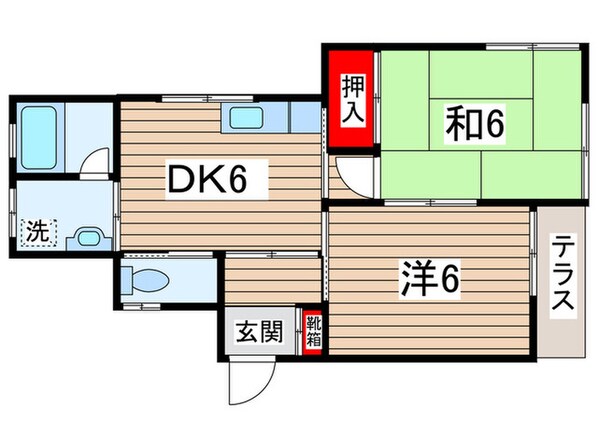 小宮ハイツの物件間取画像